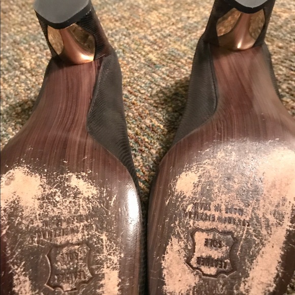 🆕Stuart Weitzman Snakeskin Pumps Size 7.5 N - Picture 5 of 6